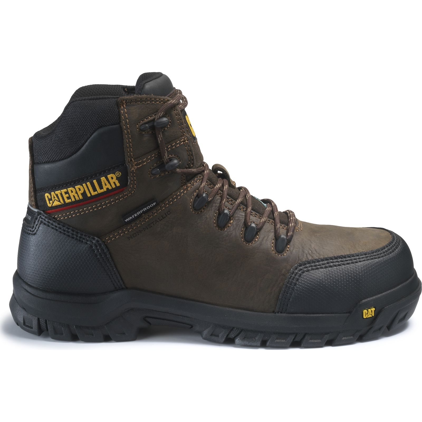 Caterpillar Boots South Africa - Cat Men's Resorption Ct Wp Csa Work Boots Brown TE7312540